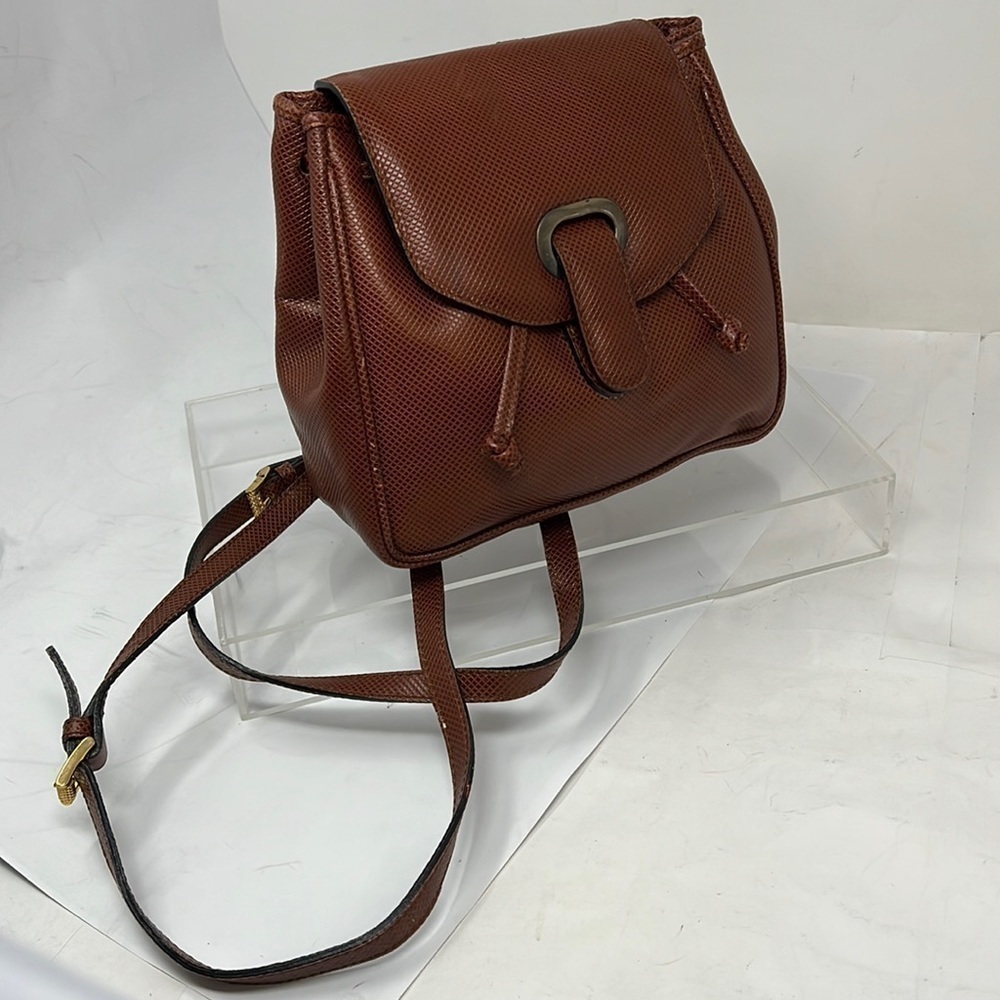 Bottega Veneta Mini Leather Backpack Bag
